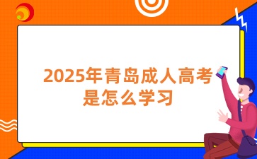 2025年青岛成人高考是怎么学习